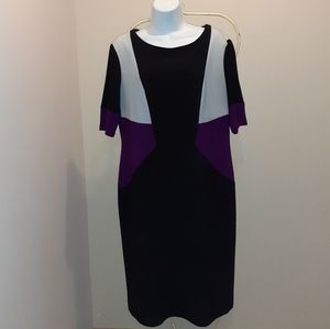 👗Joseph Ribkoff Abstract Dress, US 16